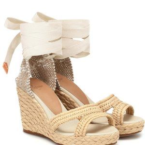 Castañer Berta raffia espadrille wedges exclusive to My Theresa